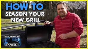 Seasoning a New Grill: How I Seasoned the New King-Griller Gambler Portable  Grill! - YouTube