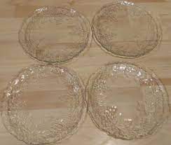 Clear Glass Dinner Plates Fl