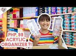 php 99 acrylic makeup organizer mga