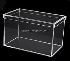 Custom Large Clear Plexiglass Box With