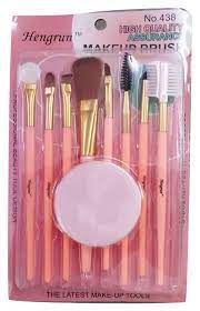 hengrun plastic makeup brush set