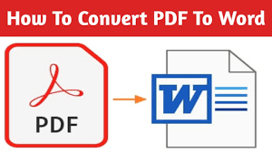 how to convert pdf to word i love pdf