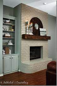 White Brick Fireplace
