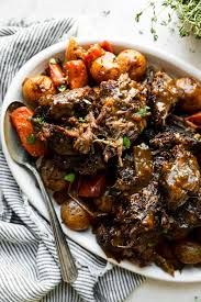 braised beef pot roast with extra