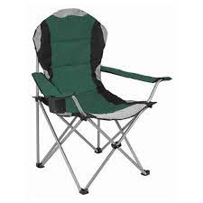 Padded Folding Camping Chairs High Back