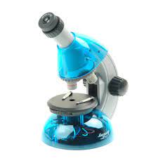 Микроскоп Микромед Атом 40x-640x (лазурь) (040) купить по выгодной цене в  интернет-магазине OZON