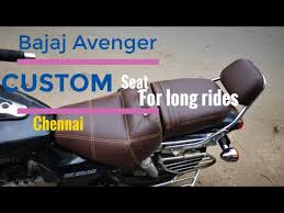 Custom Seat For Bajaj Avenger Custom