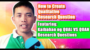 Teacher beliefs and conceptions about good teaching were explored among filipino teachers from. Research Tagalog How To Create Qualitative Research Questions Youtube