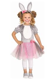 honey bunny toddlers costume kids s pink gray white 4 6 fun world