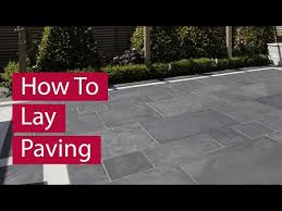 How To Lay Paving