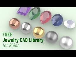 free jewelry cad library for rhino