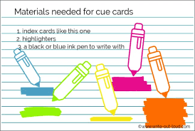 Cue Cards How To Make And Use Note Cards In Speeches