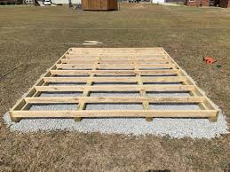diy shed foundation options a
