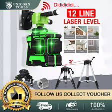 Unicorn 3d 12 Line Green Light Laser