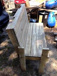 Outdoor Pallet Bench For Garden 101