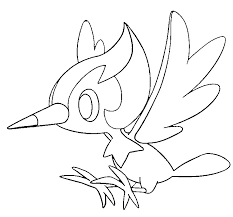 Coloring pages are extremely helpful for children. Coloring Pages Pokemon Pikipek Drawings Pokemon
