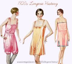 1920s history underwear slip