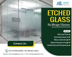 Etched Glass By Mirage Glasses For