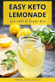 easy sugar free keto lemonade recipe