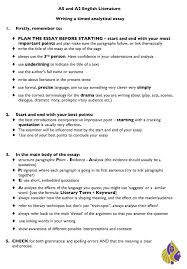 Writing Essay Techniques     Write a Writing