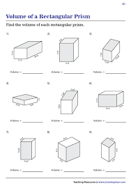 In order to make a rectangular prism like the one shown above, you basically use the following rectangular prism. Volume Of Rectangular Prisms Worksheets
