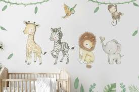 Children S Safari Jungle Animals Wall