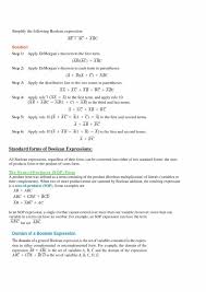 Boolean Algebra Notes Learnpick India