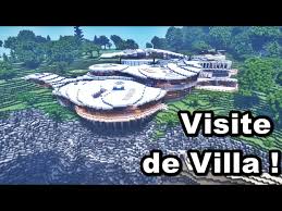 visite villa de luxe sur minecraft