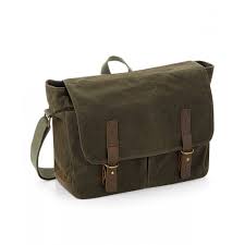 herie waxed canvas messenger bags