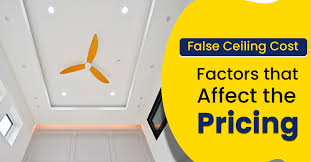 false ceiling cost factors that affect