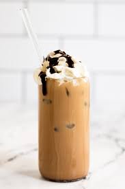 5 minute iced mocha latte fork in the
