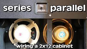 parallel wiring in a speaker cabinet