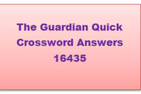 the guardian quick crossword archives