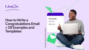 congratulations email with 8 templates