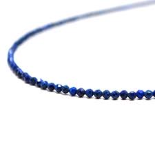 lapis lazuli micro bead necklace the