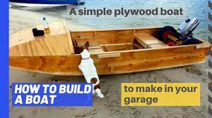 how to build a plywood boat part 1 a