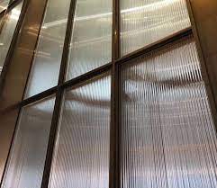reeded glass