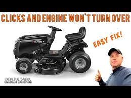 lawn tractor s but won t start