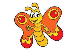 Motylek - mot020, Motylki i inne latajciuchy - Naklejki na ścianę dla  dzieci.