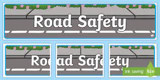 road safety display banner easy to