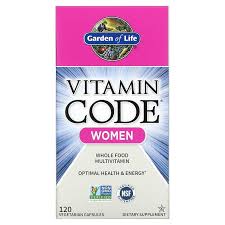 garden of life vitamin code women s multivitamin formula capsules 120 count
