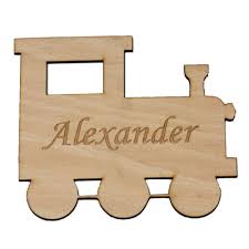 Personalised Children S Train Wooden