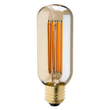 T14 Led Filament Bulb 60w Equivalent Vintage Light Bulb W Gold Tint Radio Style Dimmable 435 Lumens Super Bright Leds