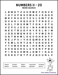 Our en word family workbook includes a variety of printable worksheets to help your child boost their reading and writing skills. Number Words 11 20 Worksheets Tree Valley Academy