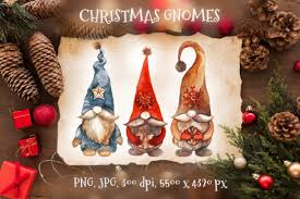 Graphics Creative Fabrica In 2020 Christmas Gnome Christmas Watercolor Christmas Illustration