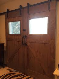 sliding barn doors over sliding gl