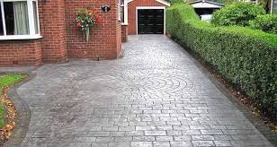 imprinted concrete driveway cost