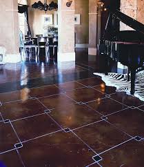 acid staining concrete give floors a
