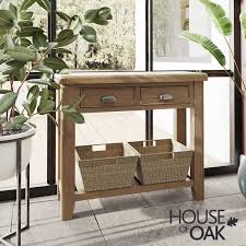 Sworth Oak Console Table House Of Oak