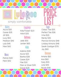 7 Best Lularoe Prices Images Lularoe Sizing Lularoe Size